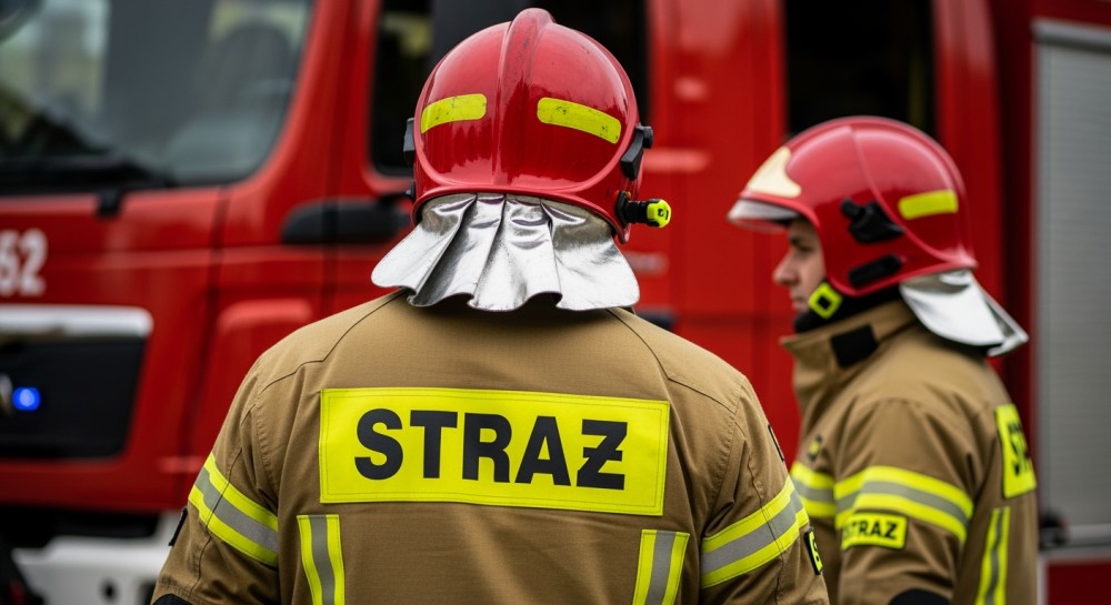Pożar hali w Świdnicy: Ewakuacja pracowników i walka z ogniem
