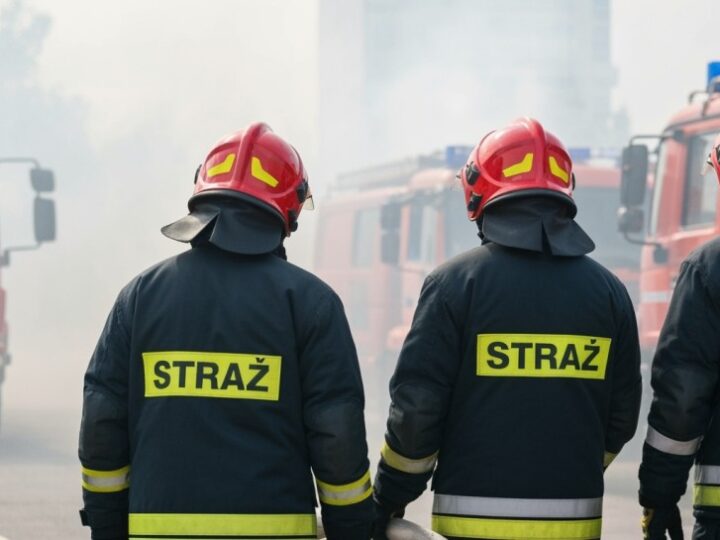 Nocny pożar w Olszanach: Strażacy uratowali cielęta przed zagładą