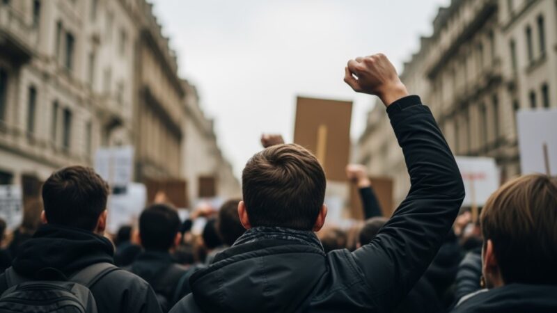 Rolnicy z Strzegomia protestują przeciwko polityce UE