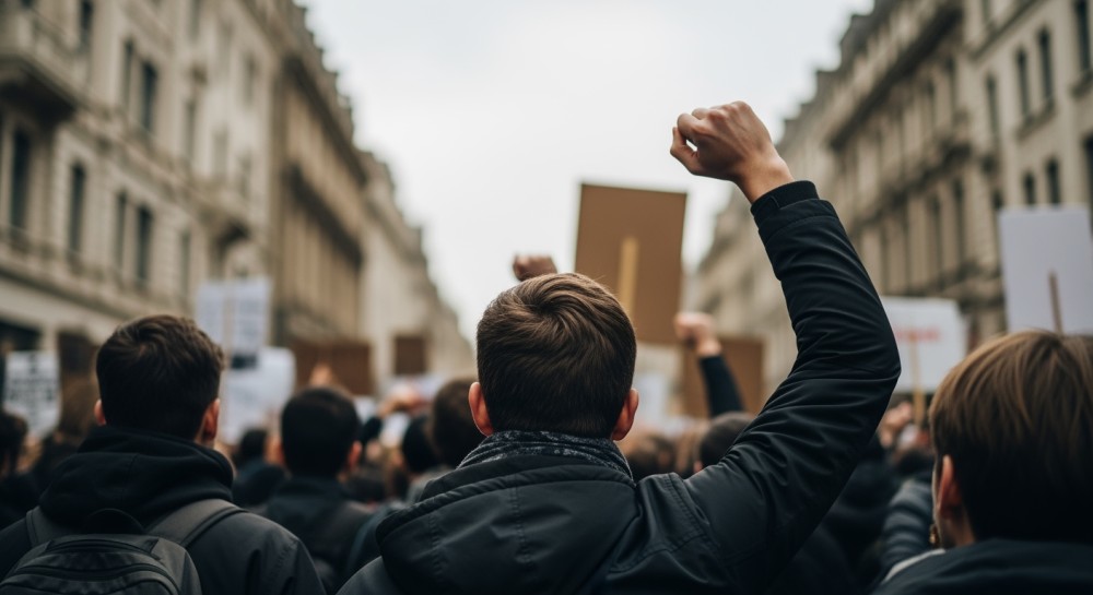 Rolnicy z Strzegomia protestują przeciwko polityce UE
