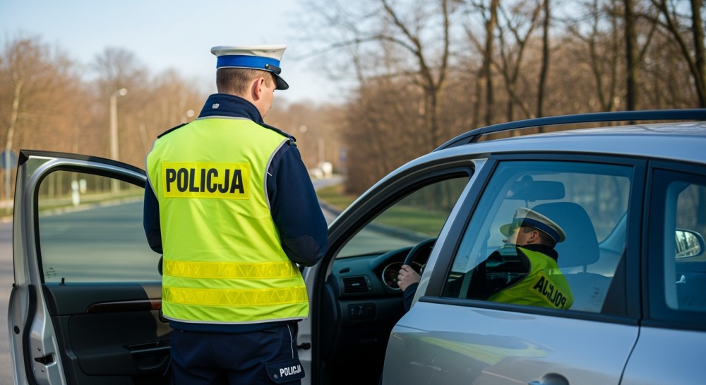 Kolizja w centrum miasta: 46-latek bez uprawnień i z narkotykami stanie przed sądem