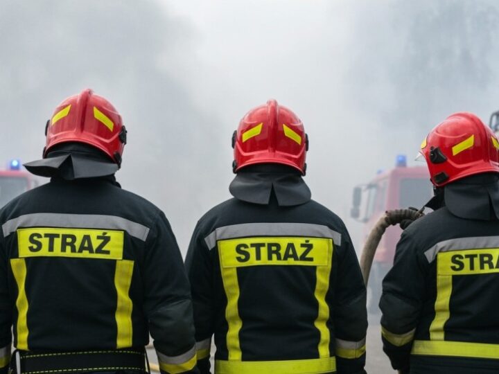 Szybka interwencja strażaków ratuje mieszkańców w pożarze w Lutomi Górnej