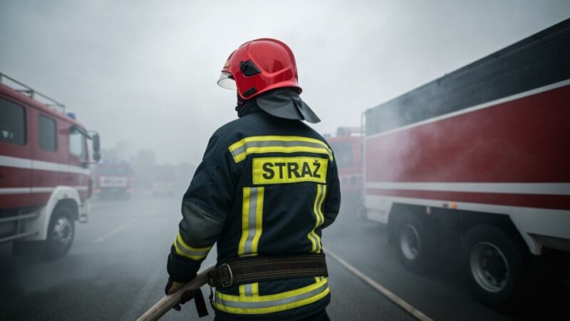 Pożar w Niegoszowie: intensywna akcja strażaków ratujących mieszkańców