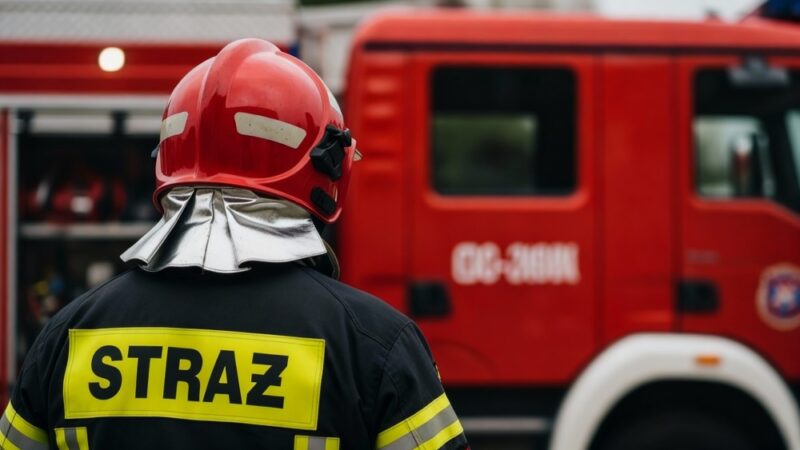 Zawalenie stropu w Świdnicy: strażacy w akcji ratunkowej