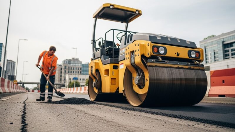 Modernizacja drogi w Bystrzycy Górnej: Utrudnienia w ruchu, ale lepsze bezpieczeństwo!