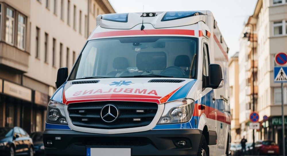 OSP Strzegom w akcji: wsparcie dla medyków i lądowisko dla śmigłowca LPR