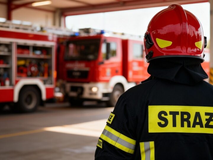 Błyskawiczne działania strażaków ratują Świdnicę przed zagrożeniem