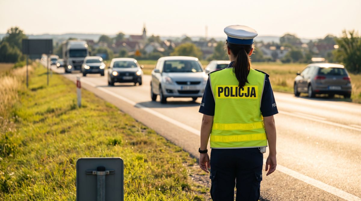 Niebezpieczna jazda: Mężczyzna bez prawa jazdy zatrzymany przez policję